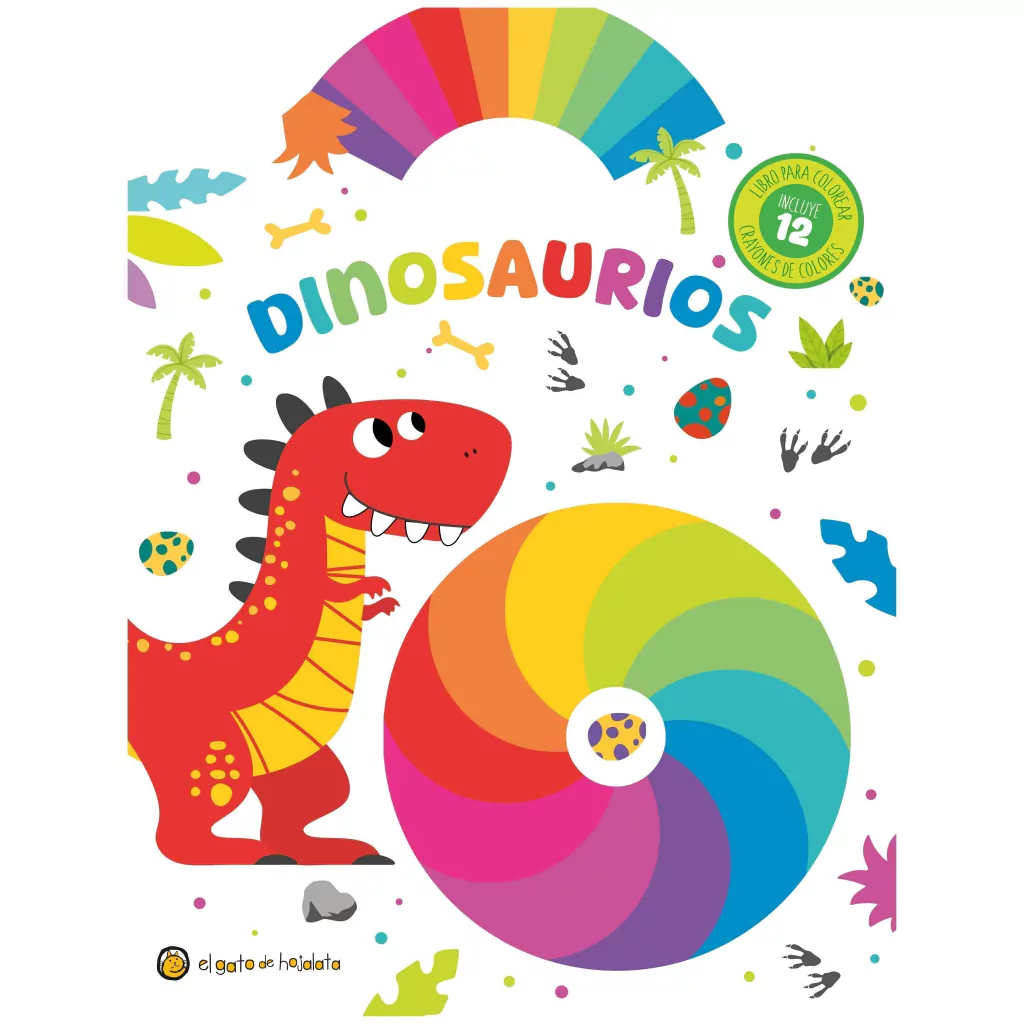 Imagen de Molinete de colores: Dinosaurios